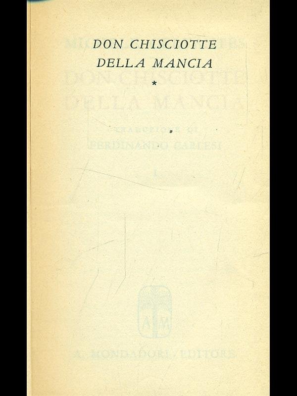 Don Chisciotte della Mancia