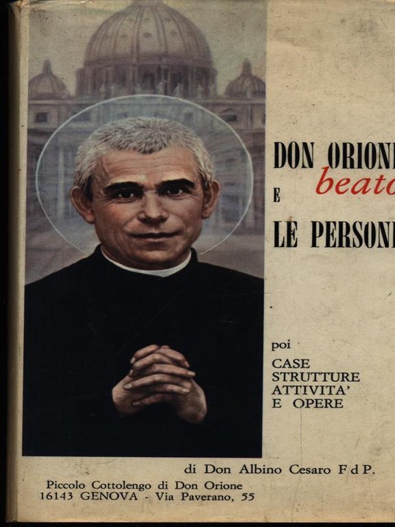 Don Orione beato e le persone