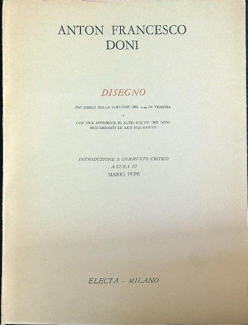 Doni Anton Francesco : Disegno