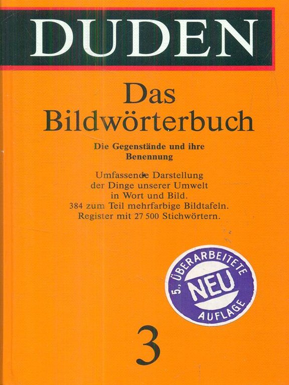 Duden. Das Bildwoerterbuch 3