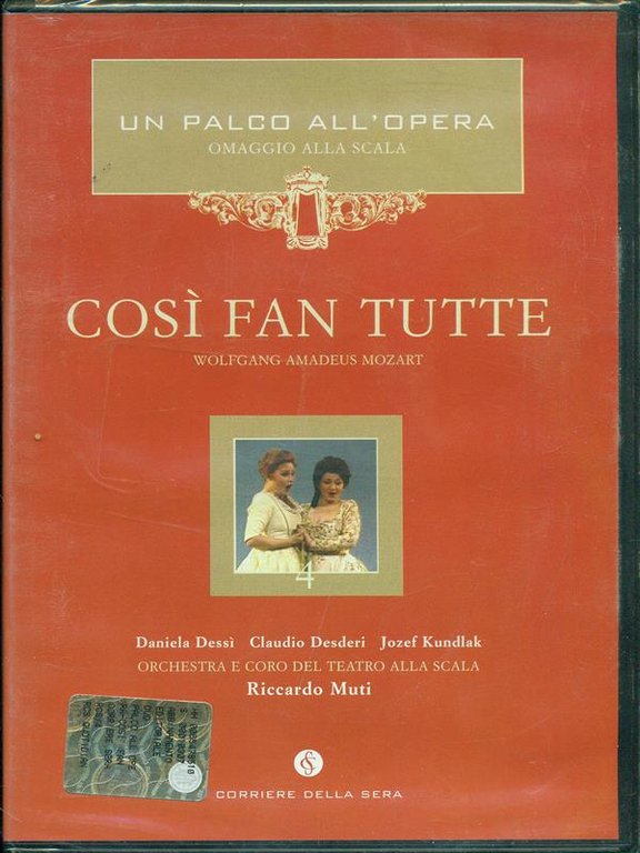 DVD Cosi fan tutte