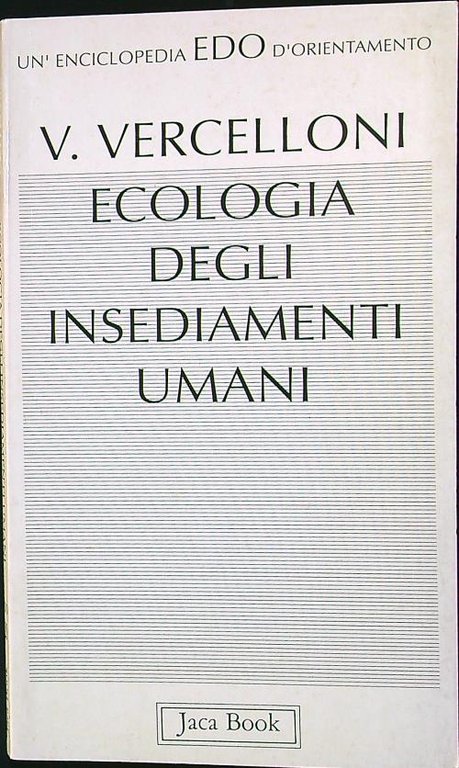 Ecologia degli insediamenti umani