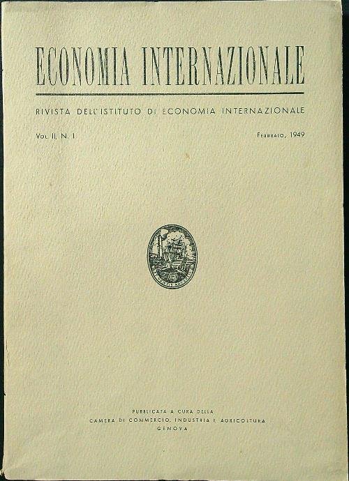 Economia internazionale vol. II n.1 febbraio 1949