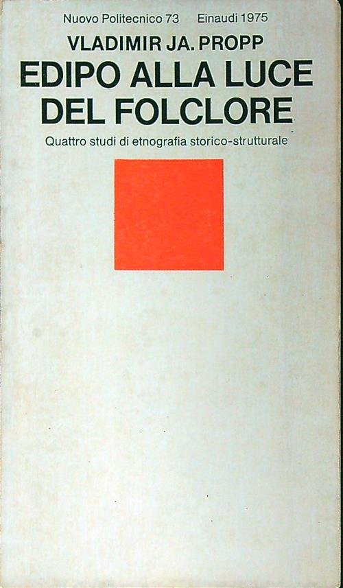 Edipo alla luce del folclore