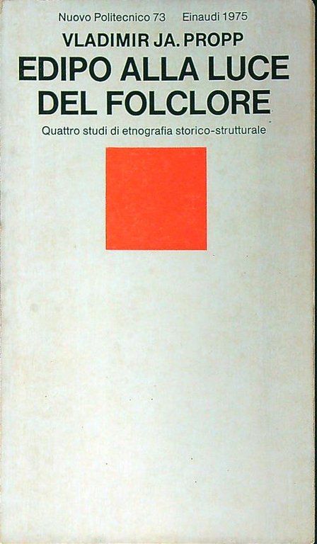 Edipo alla luce del folclore