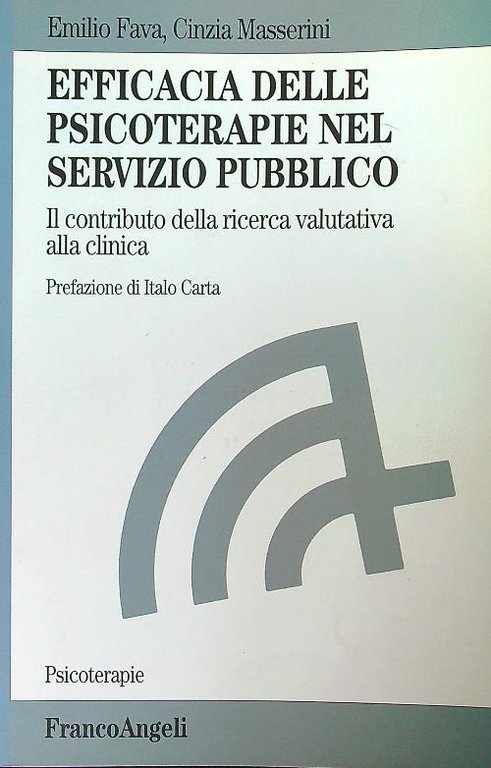 Efficacia delle psicoterapie nel servizio pubblico