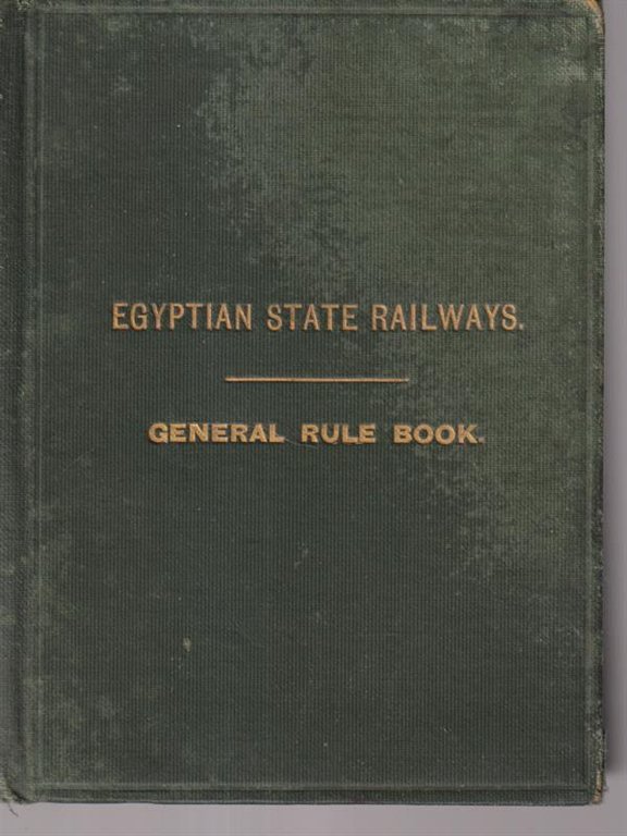 Egyptian state railways. General rule book