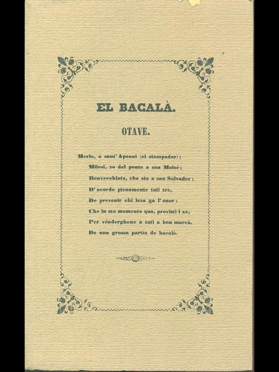 El Bacala'. Otave.