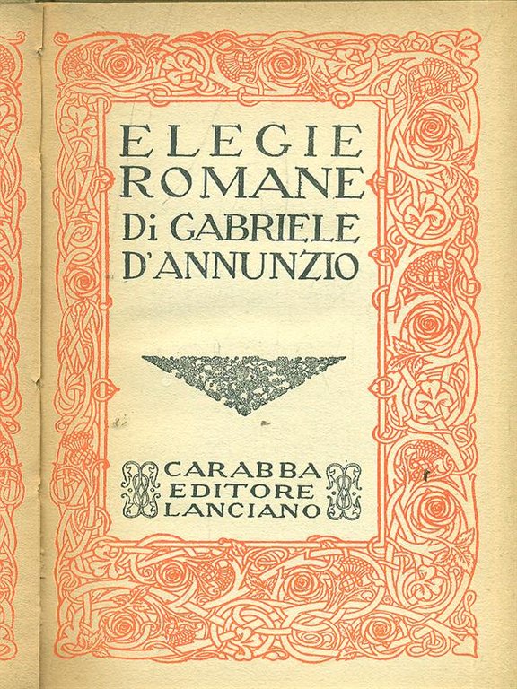 Elegie romane 