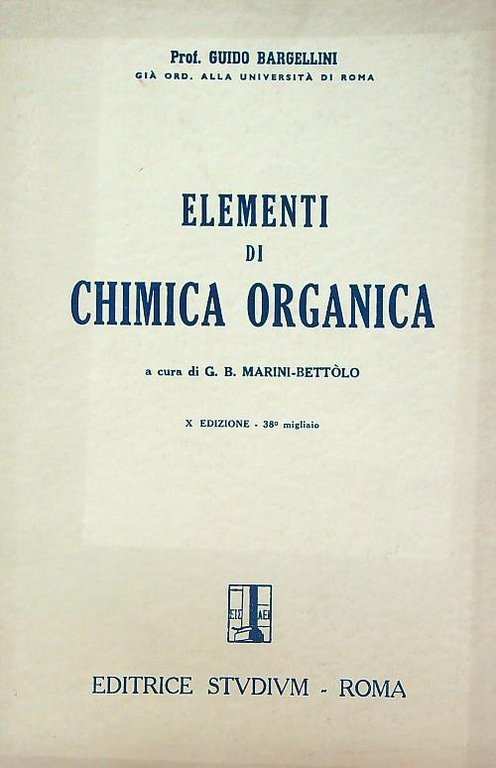 Elementi di chimica organica