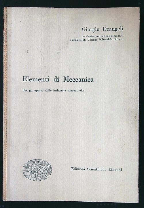 Elementi di Meccanica