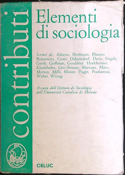 Elementi di sociologia