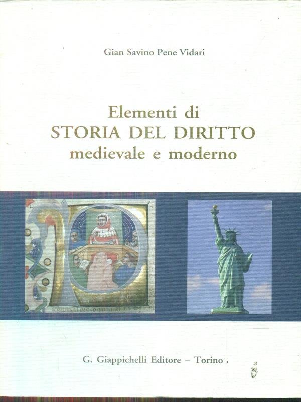 elementi di storia del diritto medievale e moderno