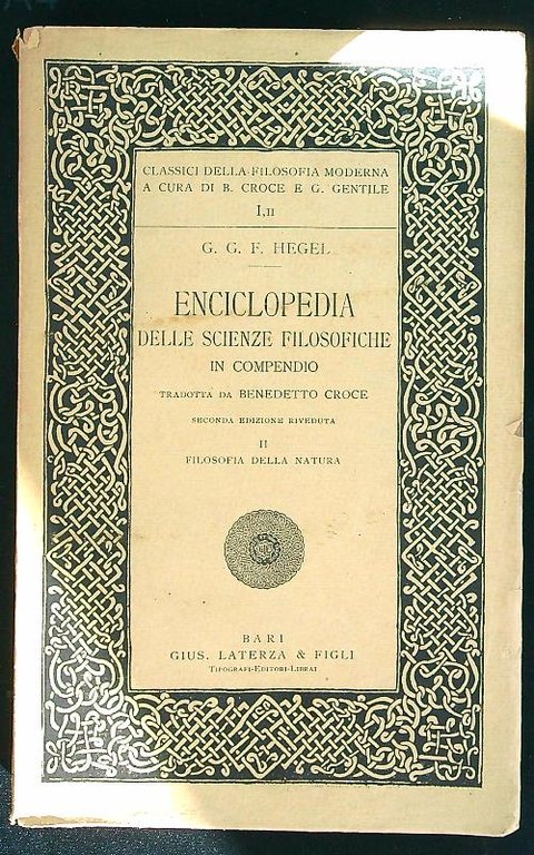Enciclopedia delle scienze filosofiche in compendio II