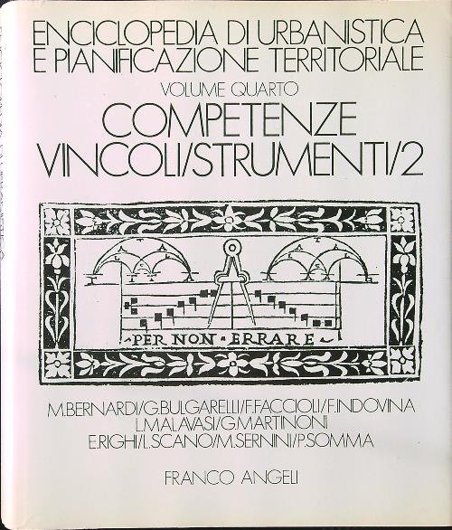 Enciclopedia di urbanistica e pianificazione territoriale vol. 4/2