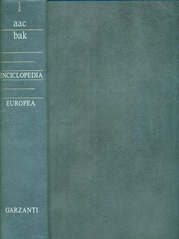 Enciclopedia Europea 1/aac-bak