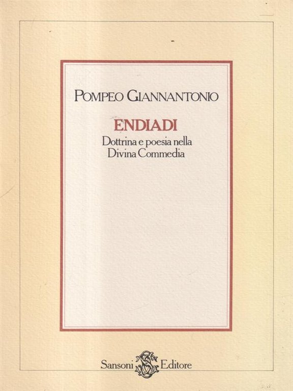 Endiadi Dottrina e poesia nella Divina Commedia