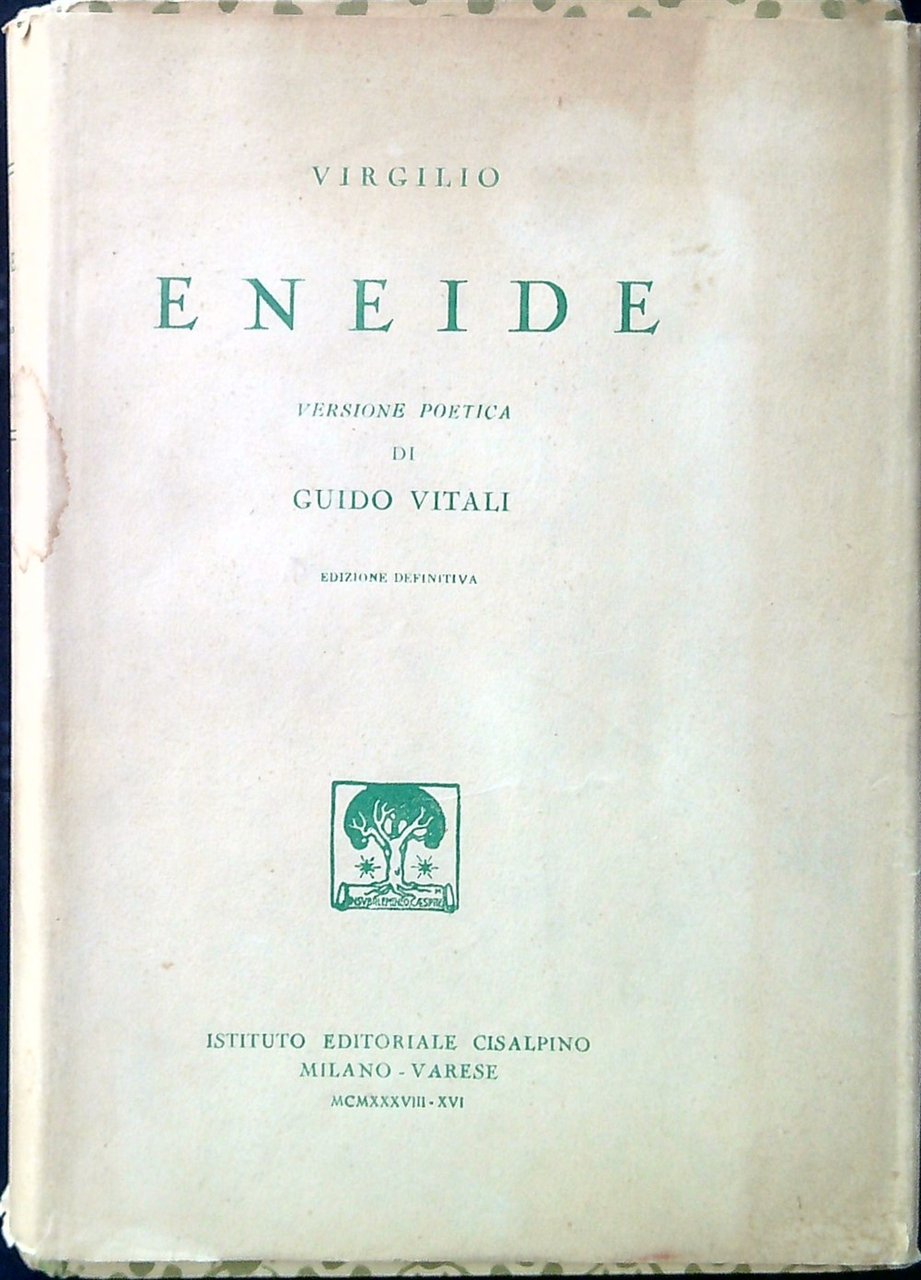 Eneide - Dedica autografa di Guido Vitali | Immagine principale