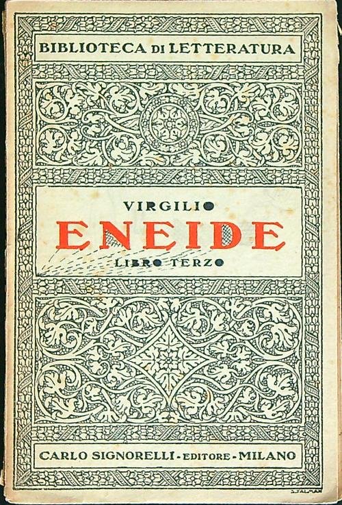 eneide libro terzo | Immagine principale