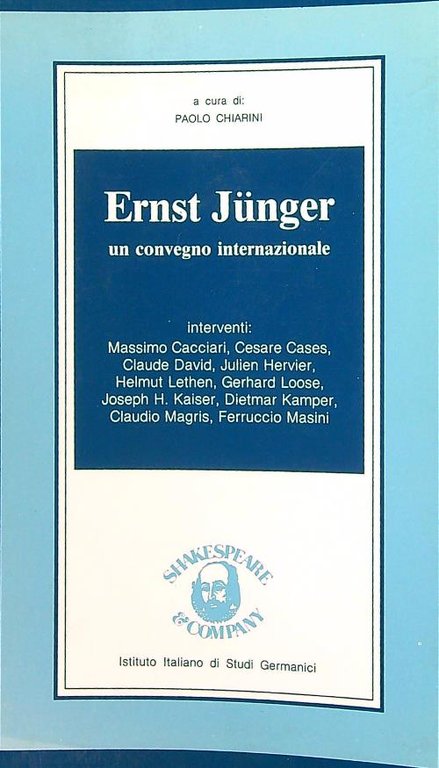 Ernst Junger un convegno internazionale