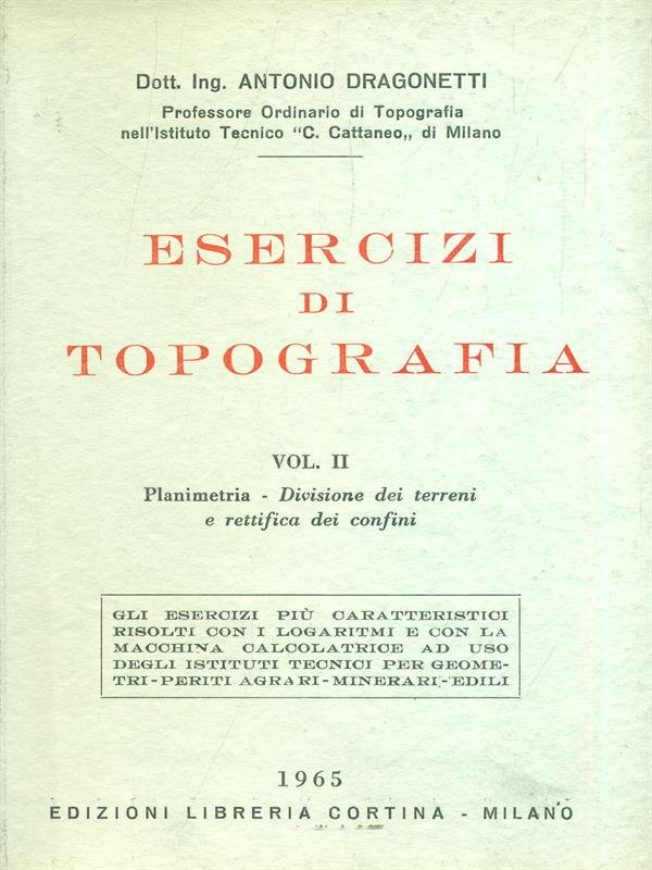 Esercizi di topografia - Vol. II