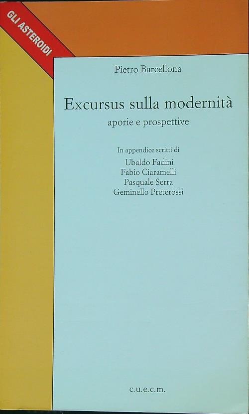 Excursus sulla modernita'. Aporie e prospettive | Immagine principale