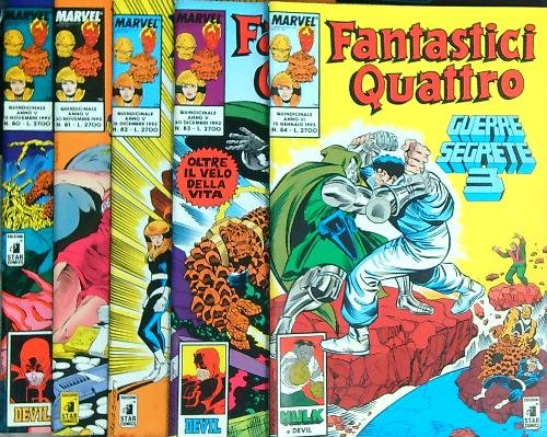 Fantastici quattro dal n. 80 al n. 84