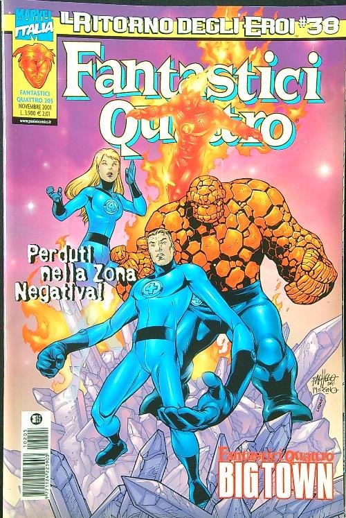 Fantastici Quattro: il ritorno degli eroi n. 38/novembre 2001