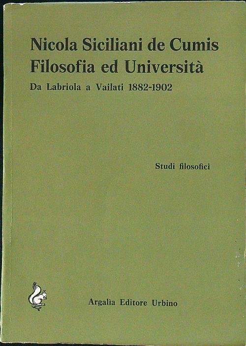 Filosofia ed universita'