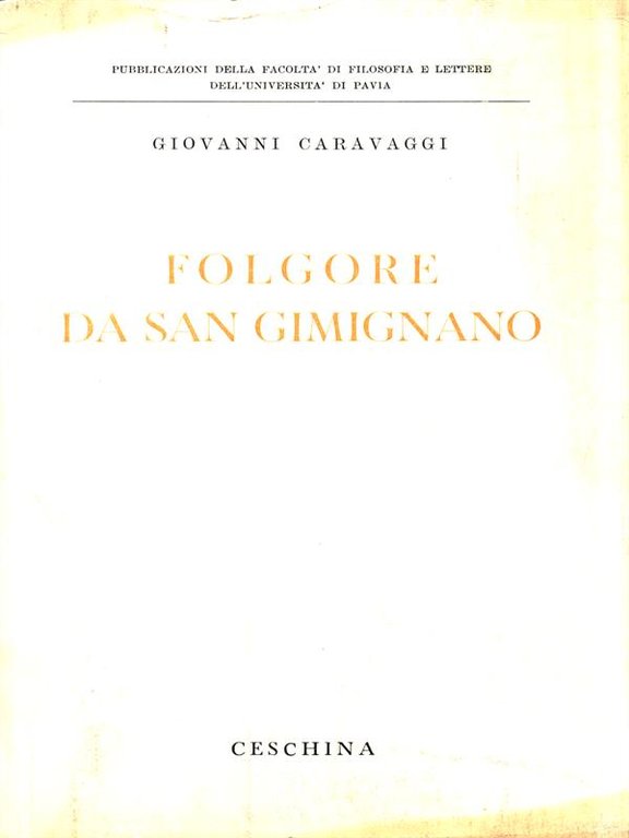 Folgore da San Gimignano