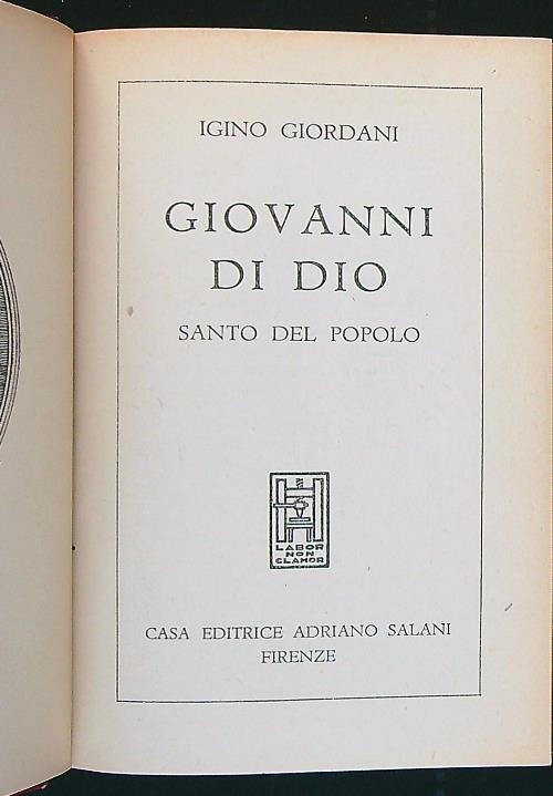 Giovanni di Dio santo del popolo