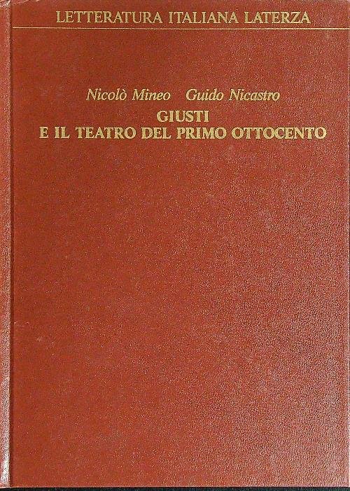 Giusti e il teatro del primo Ottocento