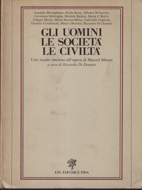 Gli uomini le societa' le civilta'