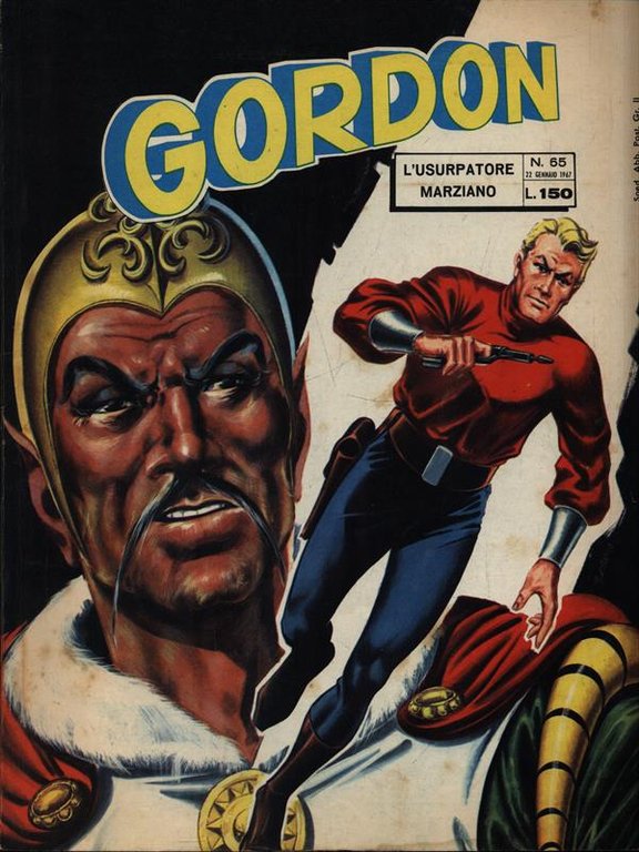 Gordon 65/22 Gennaio 1967 - L'usurpatore marziano