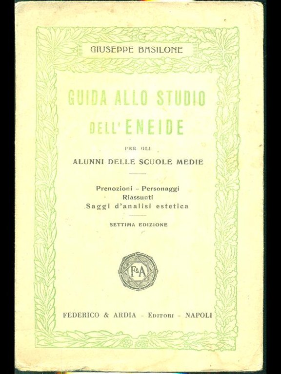 Guida allo studio dell'Eneide