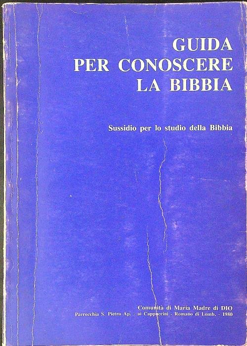 Guida per conoscere la Bibbia