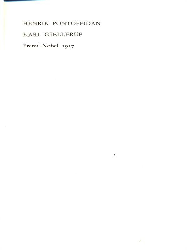 Henrik Pontoppidan - Karl Gjellerup. Premio Nobel 1917 | Immagine principale