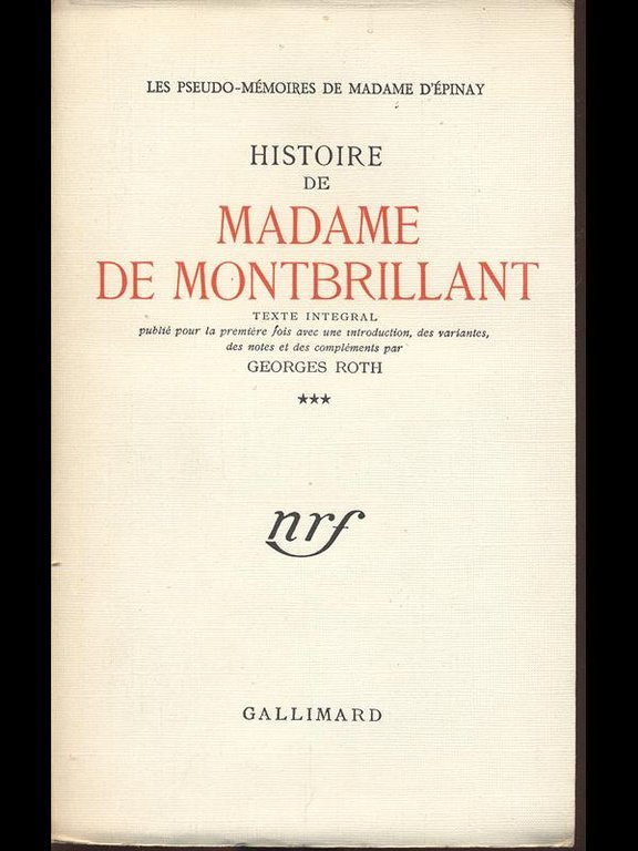 Histoire de Madame de Montbrillant | Immagine Gallery 2