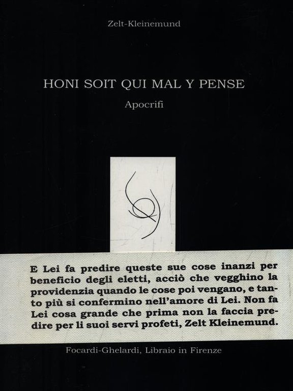 Honi soit qui mal y pense - Apocrifi
