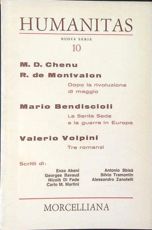 Humanitas 10 / 1968
