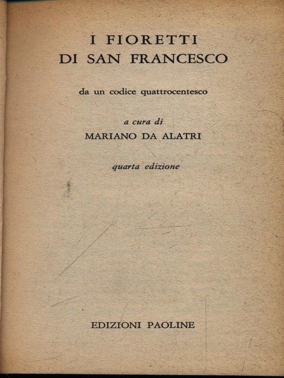 I fioretti di San Francesco