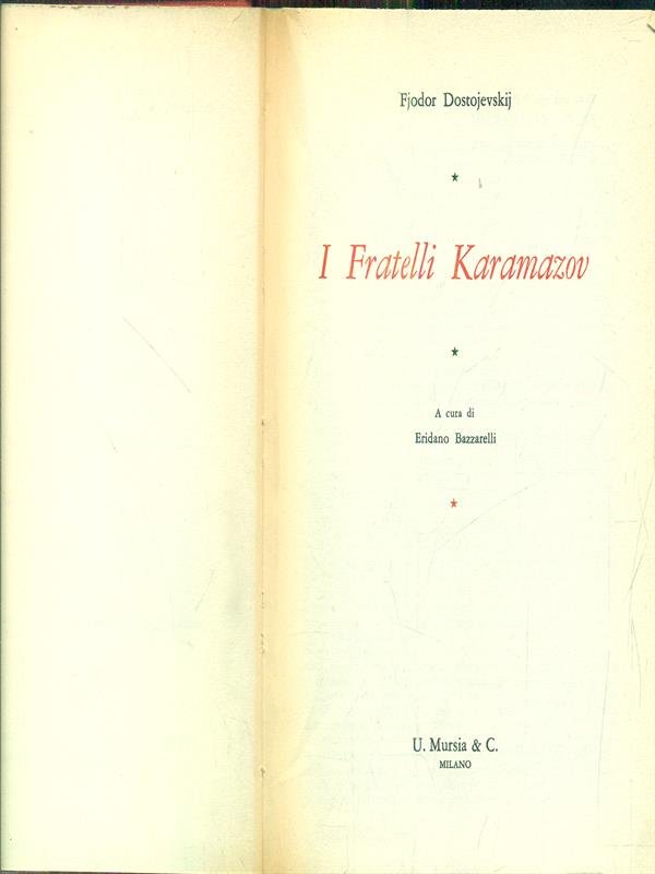 I fratelli Karamazov