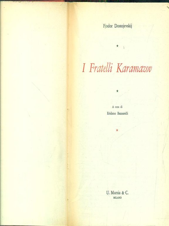 I fratelli Karamazov