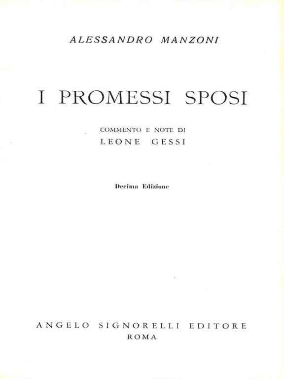 I Promessi Sposi
