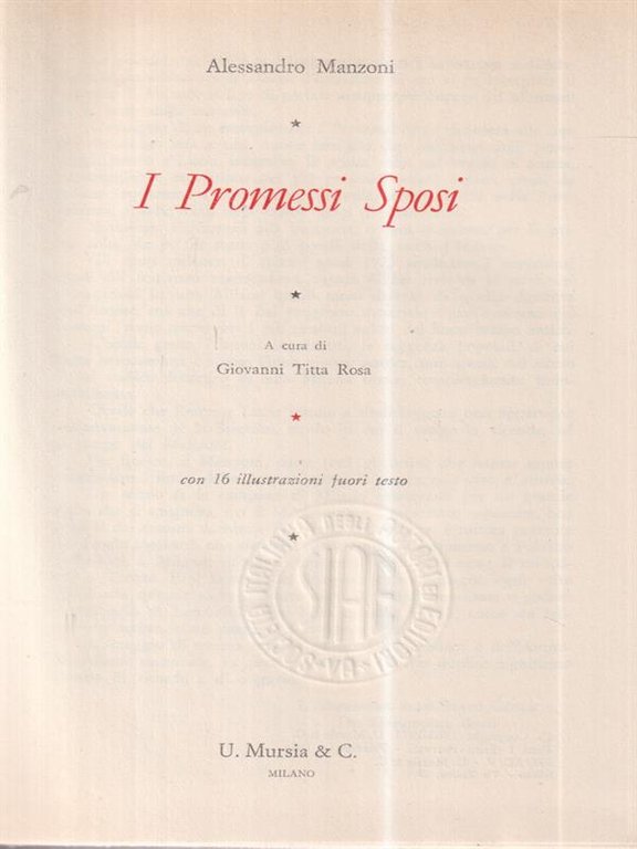I Promessi Sposi