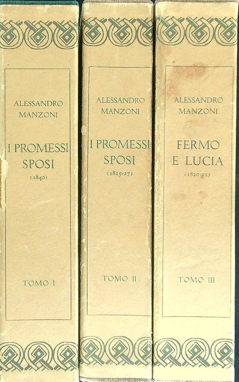 I promessi sposi Fermo e Lucia 3 vv