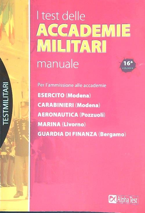 I test delle accademie militari. Manuale