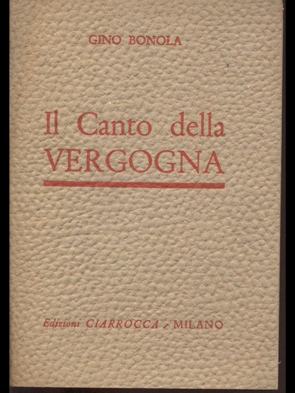 Il canto della vergogna