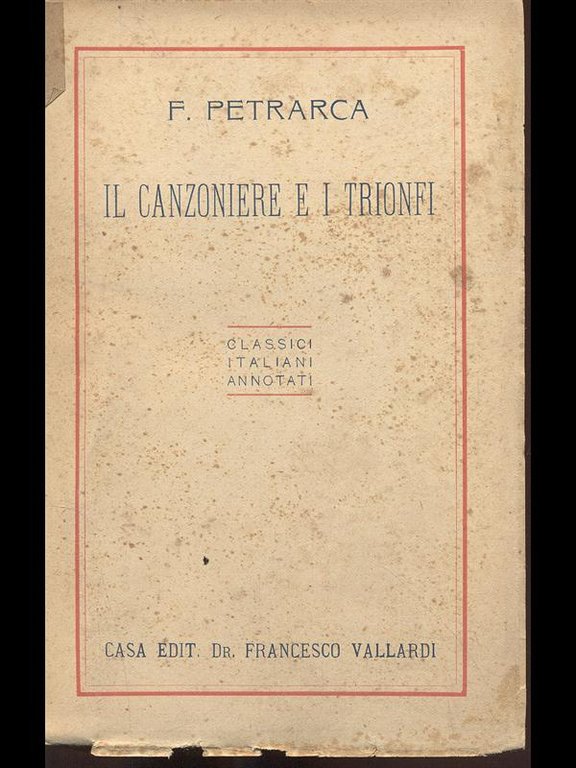 Il canzoniere e i trionfi