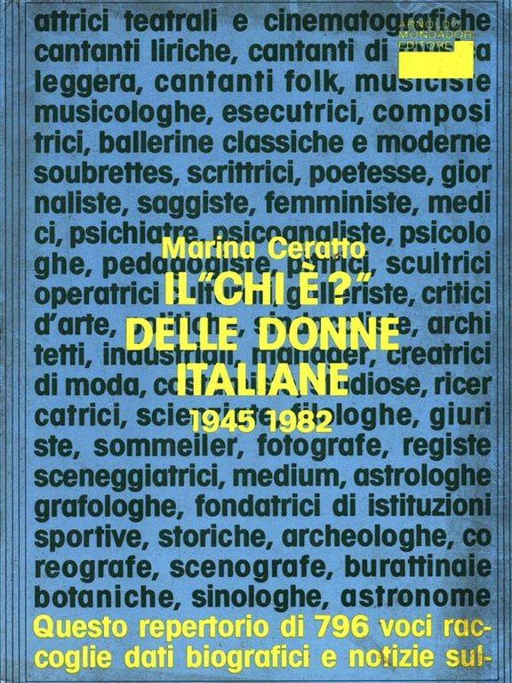 Il chi e'? delle donne italiane 1945-1982 | Immagine Gallery 2